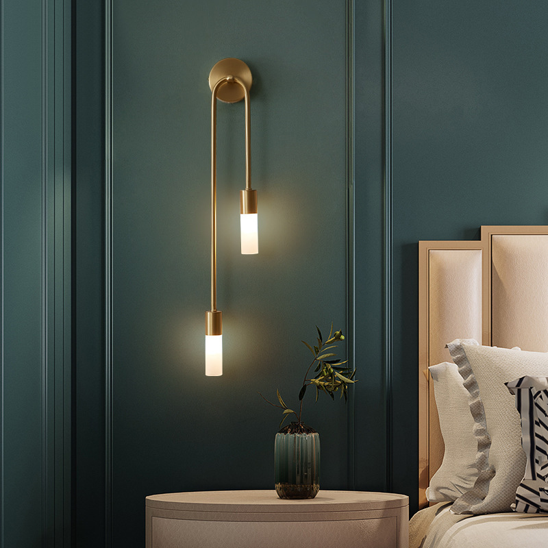 Lighting Decor For Bedroom - โคมไฟติดผนังสไตล์เรโทร สำหรับห้องนั่งเล่น ทางเดิน ห้องนอน โคมไฟข้างเตียง สไตล์นอร์ดิก