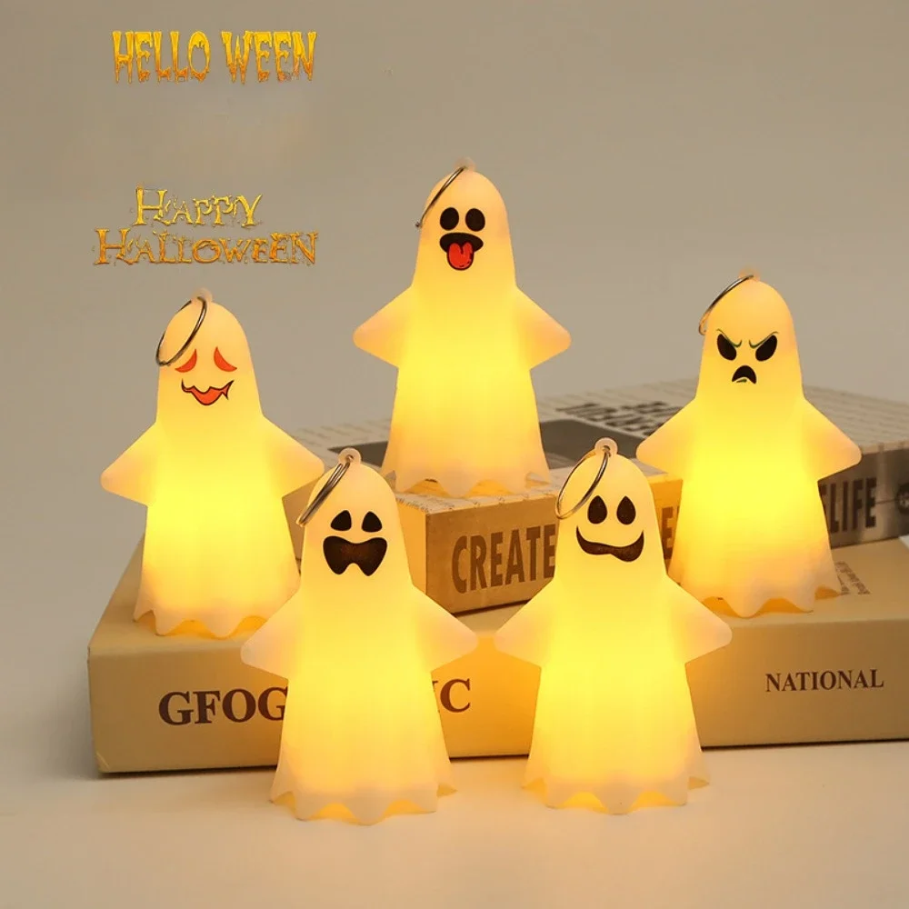 Home Decor Lighting Tricks - โคมไฟ LED รูปผีสำหรับฮาโลวีน ของตกแต่งแขวน โคมไฟรูปผี ของตกแต่งโต๊ะบ้าน