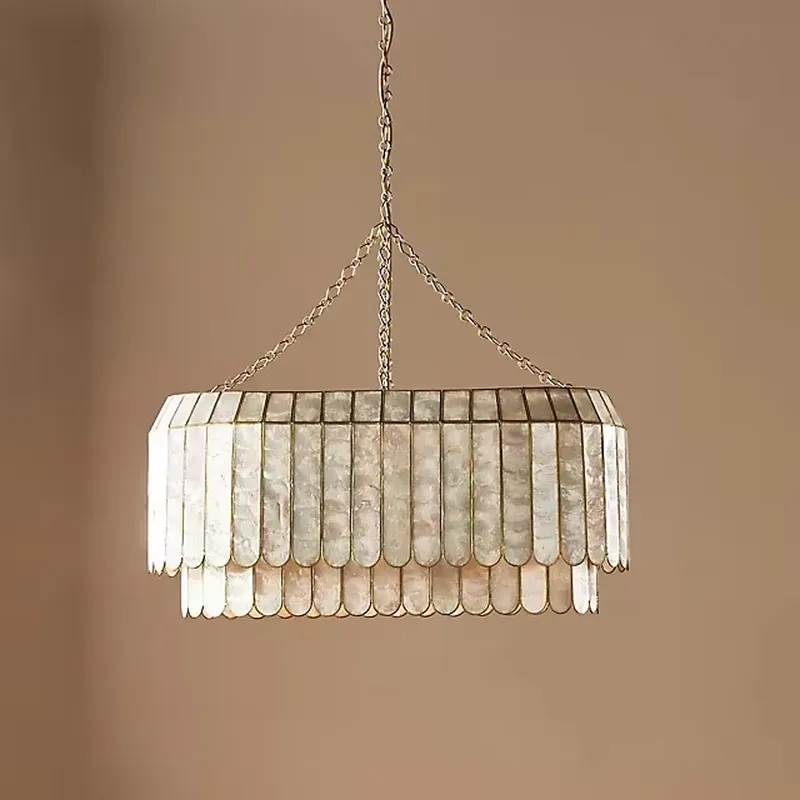 Lighting Decor Home - โคมไฟระย้าสไตล์อเมริกันสมัยใหม่ สำหรับห้องรับประทานอาหาร ห้องนั่งเล่น โรงแรม ตกแต่งบ้าน สีทอง