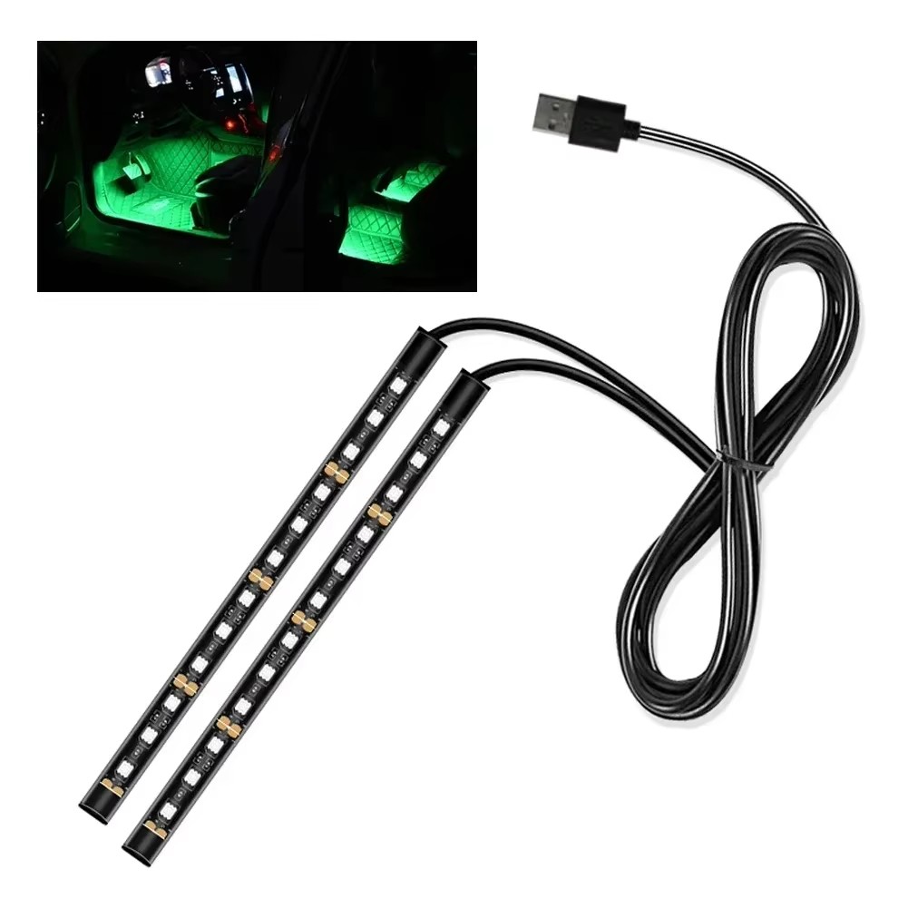 Decor Lighting Solution - ไฟตกแต่งภายในรถยนต์สำหรับขับขี่กลางคืน ติดตั้งง่าย แถบไฟ LED สีไล่ระดับ แถบไฟ