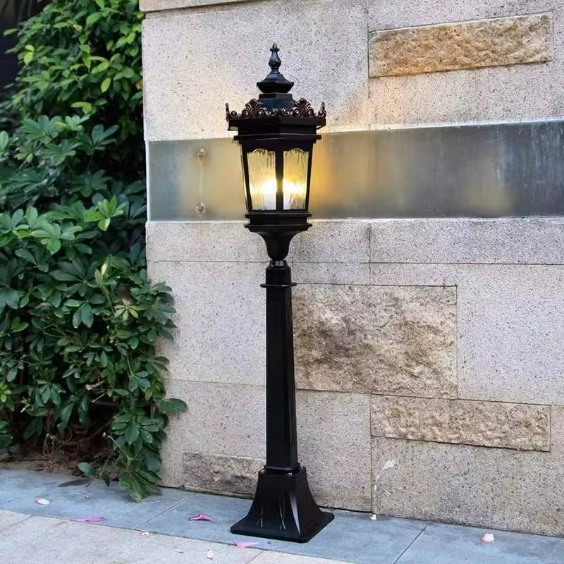 Lighting Decor For House - ไฟสวนโซลาร์เซลล์ติดตั้งกลางแจ้งแบบตั้งพื้น กันน้ำ สำหรับตกแต่งสวน บ้านเล็กๆ สนามหญ้า แสงไฟภูมิทัศน์