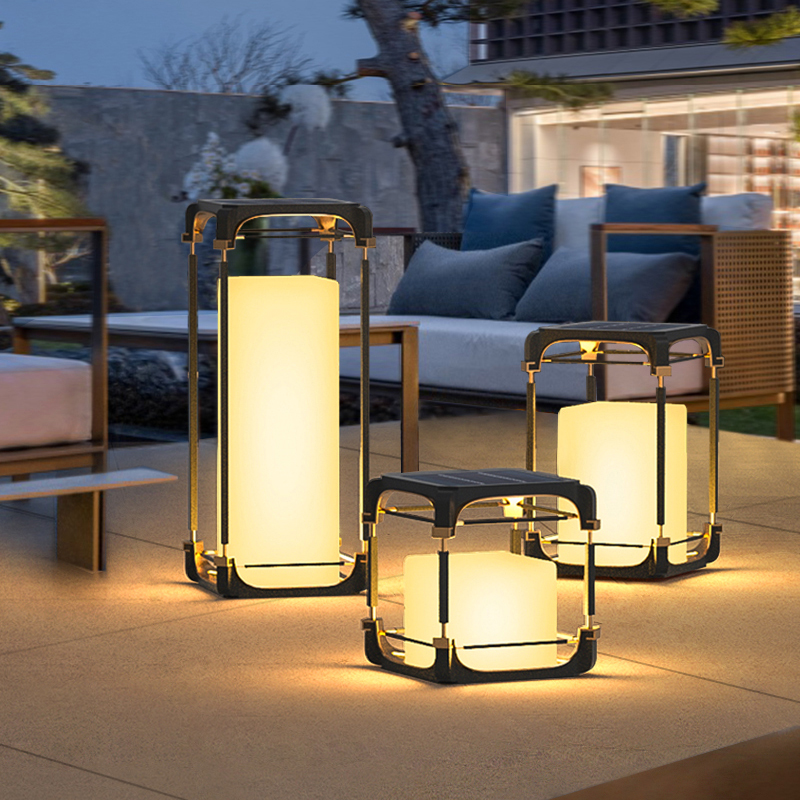 Lighting Decoration Outdoor - โคมไฟตั้งพื้นแบบมีแสงสว่าง โคมไฟโซลาร์เซลล์ LED สำหรับลานกลางแจ้ง โคมไฟกลางแจ้งที่ไม่ใช้พลังงานแสงอาทิตย์ โคมไฟตกแต่งสวนกลางแจ้ง