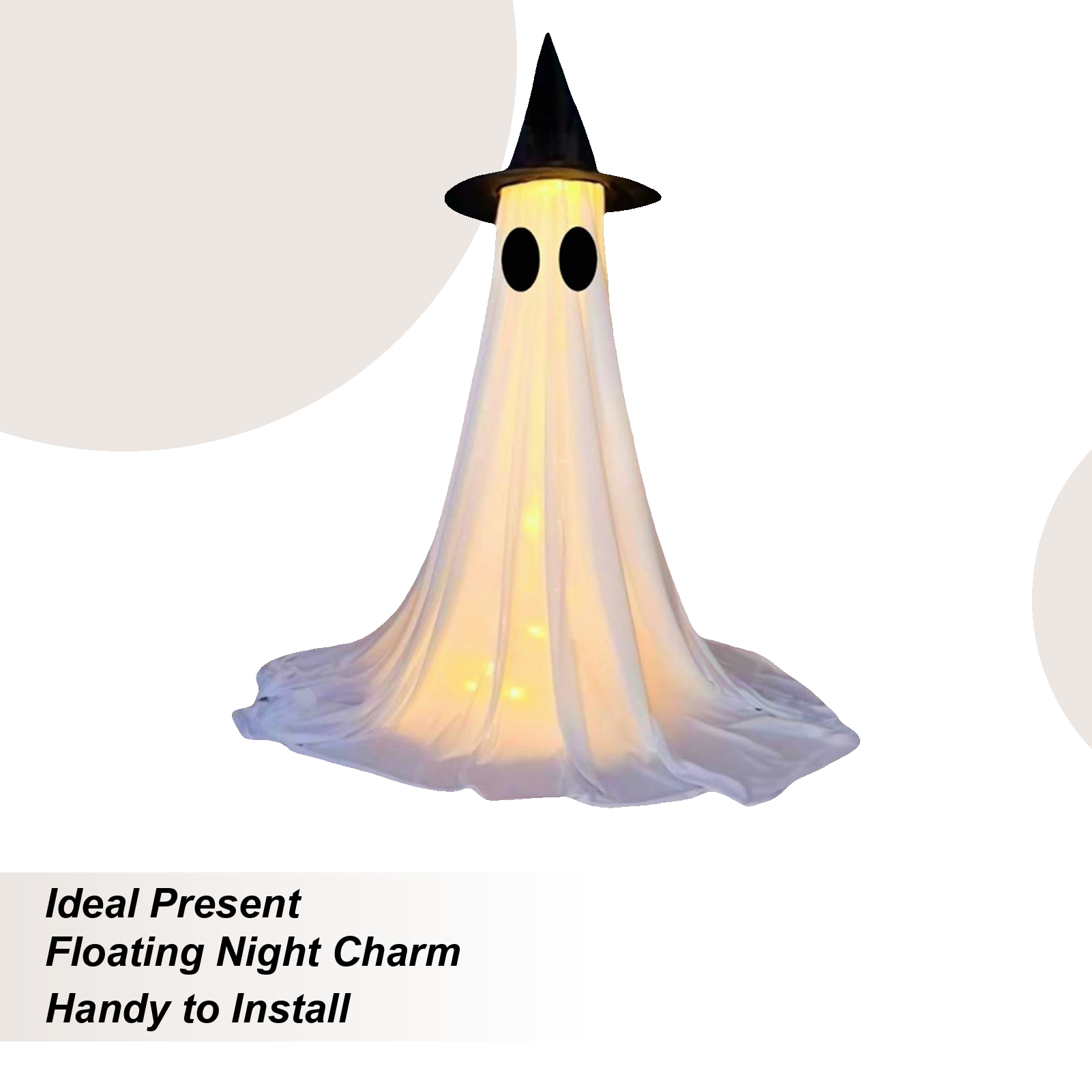 Up Lighting Decor - Ghost Light Up Decor เครื่องประดับวันหยุดกลางแจ้งเรืองแสงฮาโลวีนตกแต่งลานสําหรับสนามหญ้า Porch