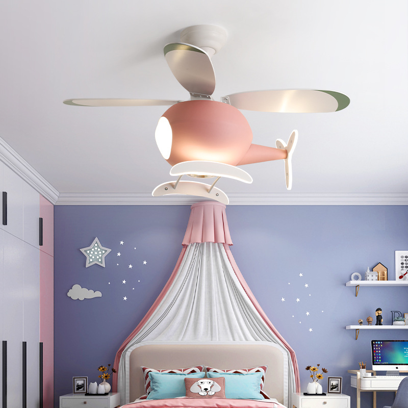 Lightings Decoration - โคมไฟเพดาน LED ลายการ์ตูนเครื่องบิน ดีไซน์ทันสมัย เรียบง่าย เหมาะสำหรับห้องเด็ก
