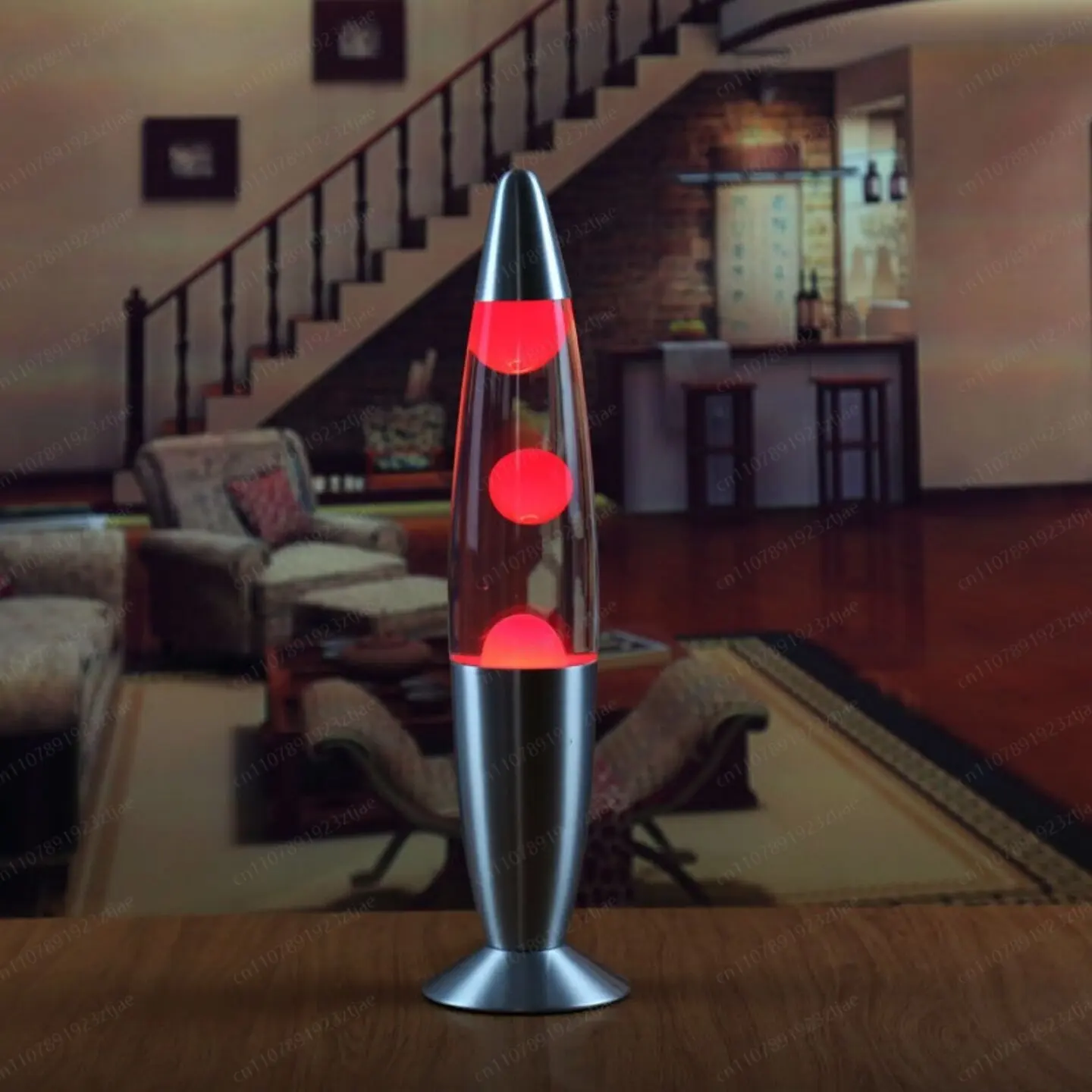 Lava Lamp Desktop - โคมไฟลาวาแมกมาขนาด 16 นิ้ว โคมไฟแมงกะพรุน โคมไฟตั้งโต๊ะข้างเตียงนอน โคมไฟสร้างบรรยากาศบนโต๊ะ