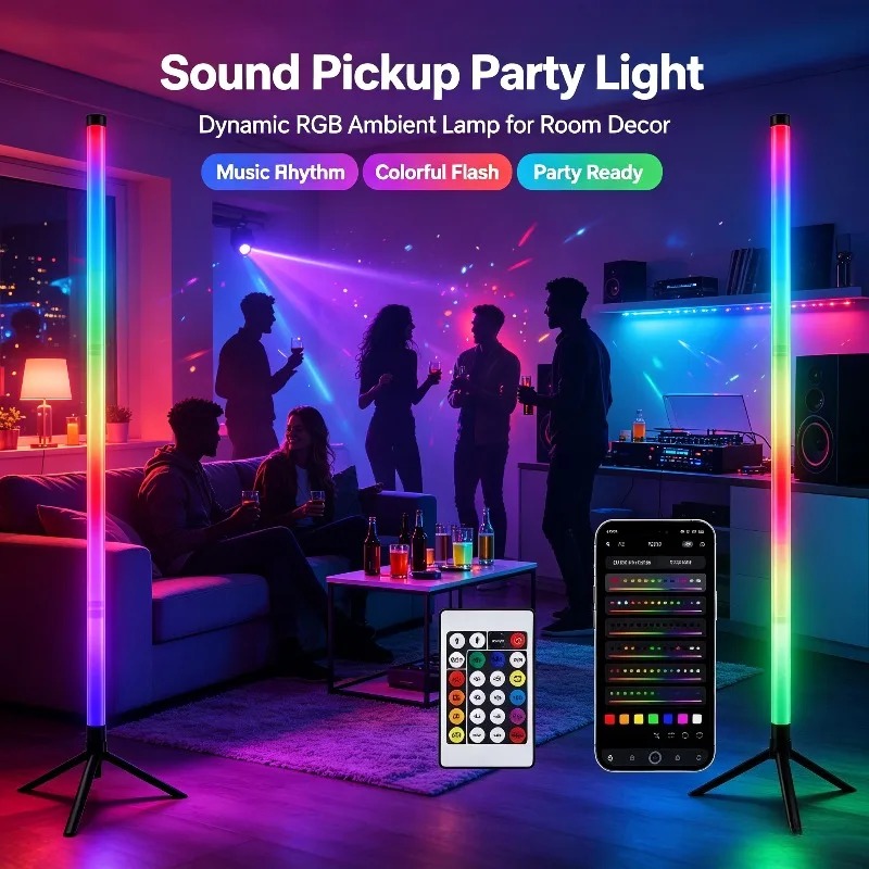 Lighting Decor Home - โคมไฟตั้งพื้น RGB ขนาด 120 ซม. 2