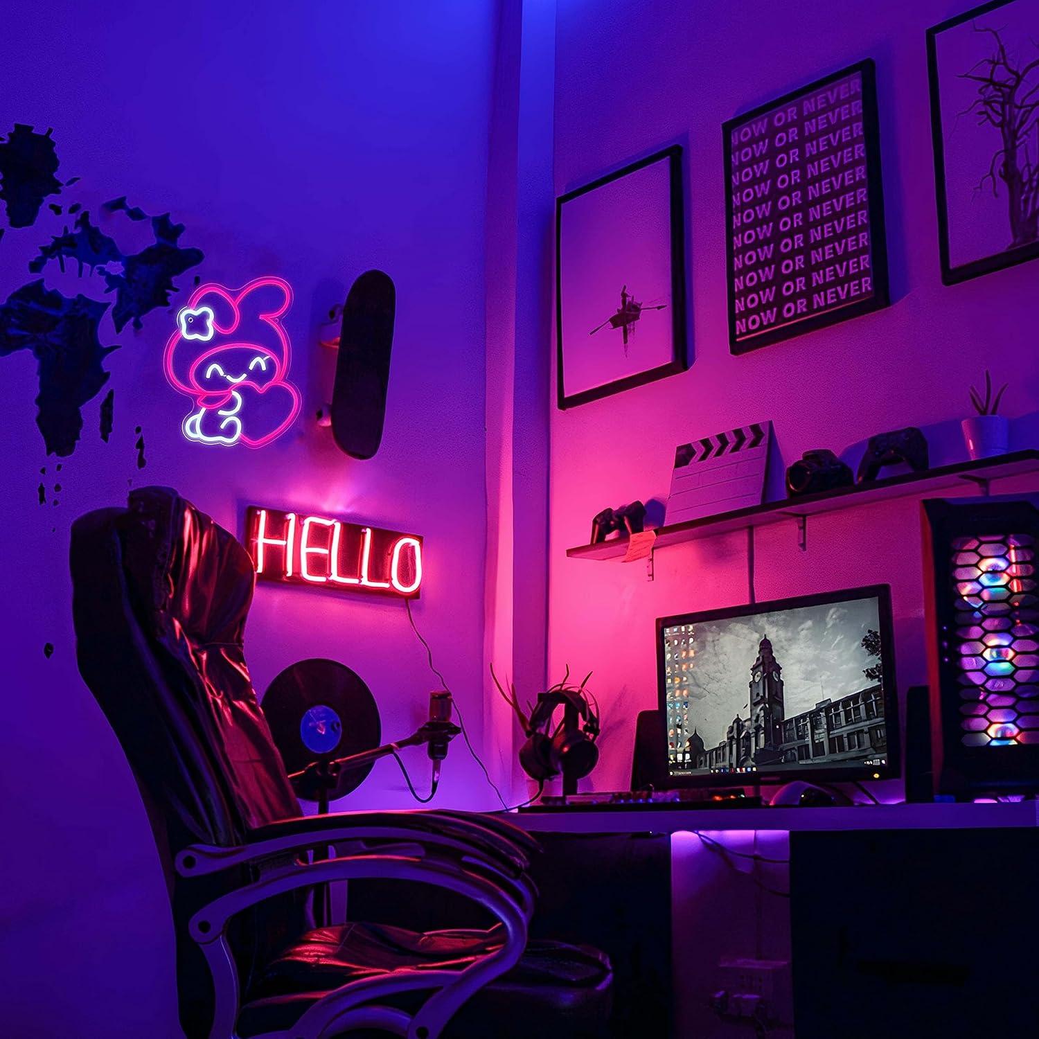อะนิเมะนีออนไฟ LED สไตล์ญี่ปุ่ - Decor Lighting Fans บทวิจารณ์และราคา