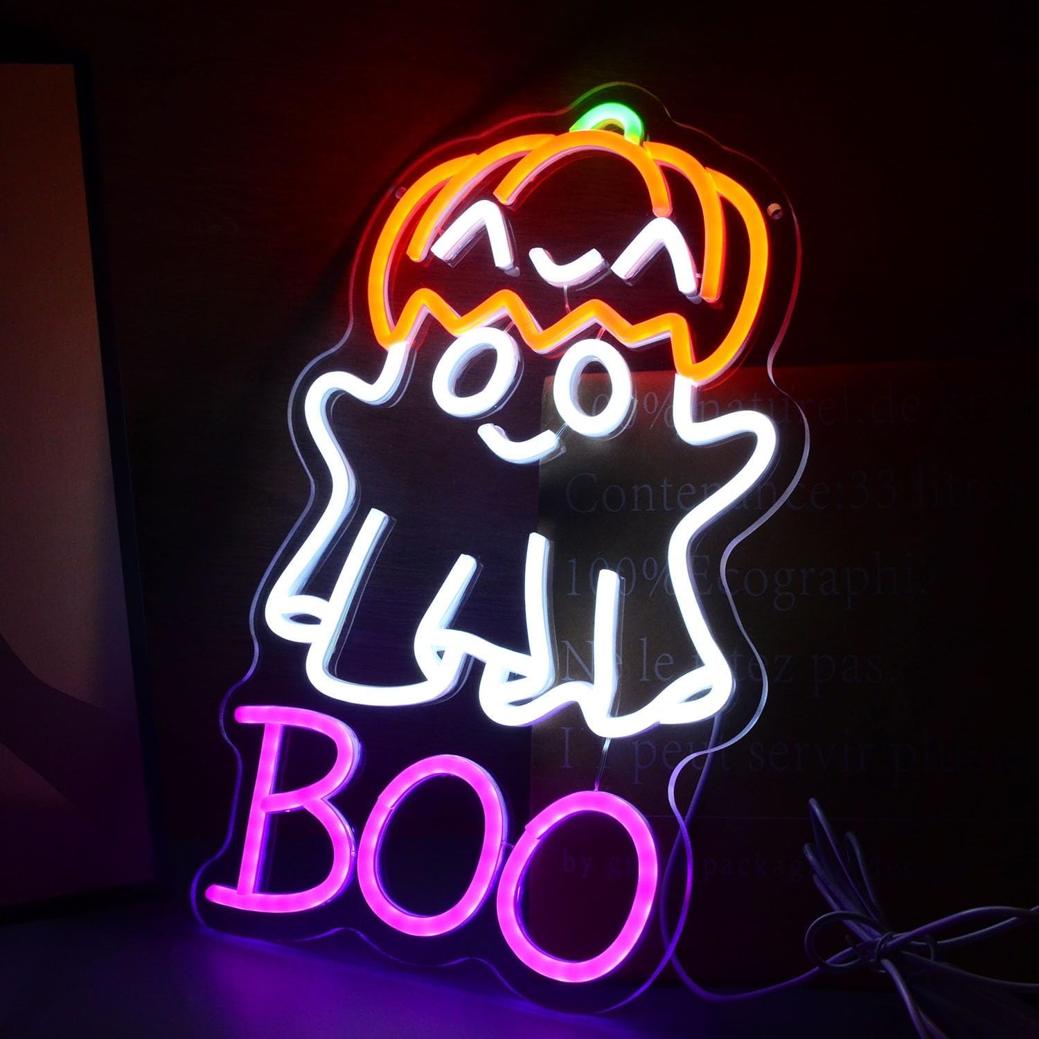 หมวกฟักทองผีน้อยน่ารัก ป้ายไฟน - Home Decor Lighting Tricks บทวิจารณ์และราคา