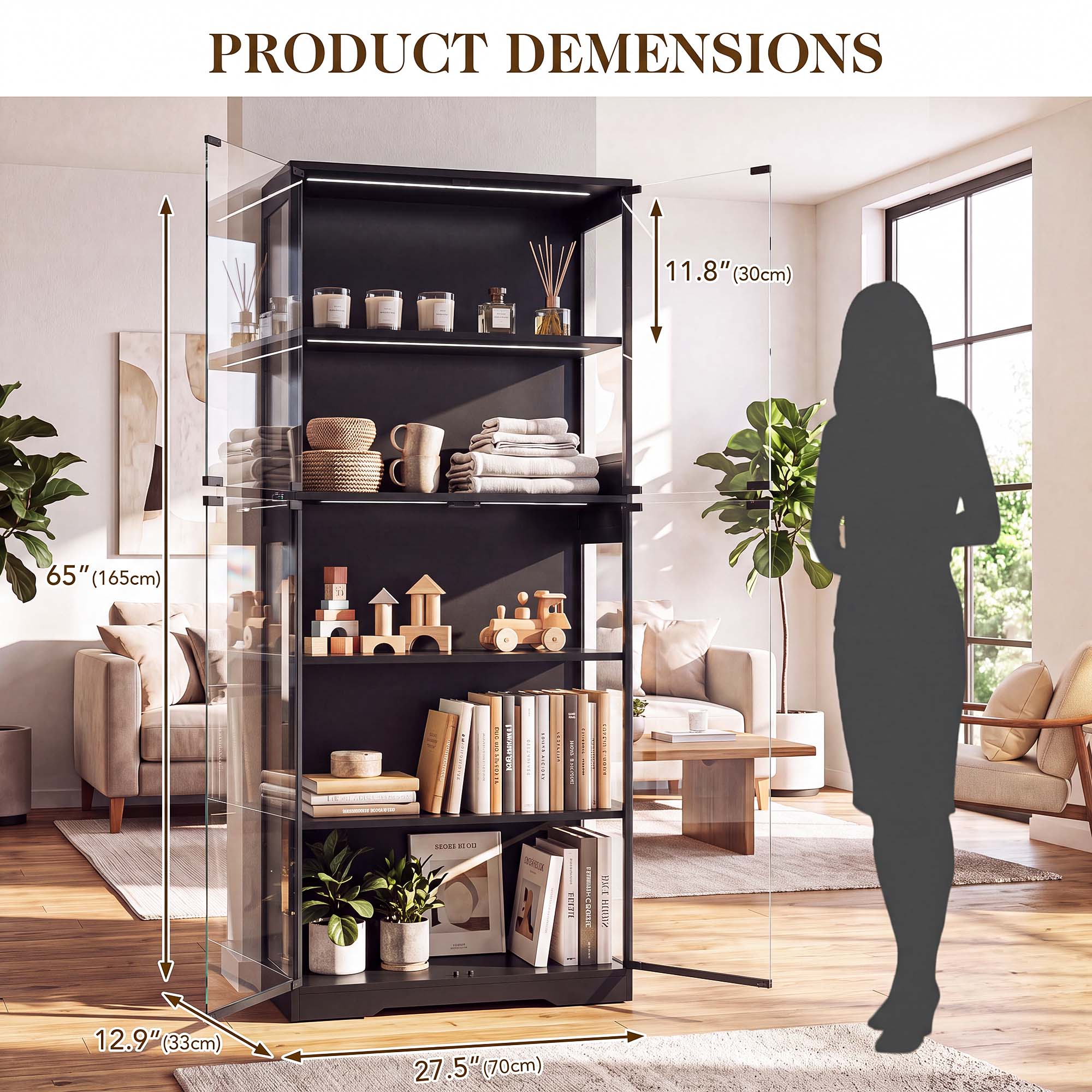 ตู้โชว์ 5 ชั้น TCGBKAF พร้อมปร - Office Lighting Decor บทวิจารณ์และราคา