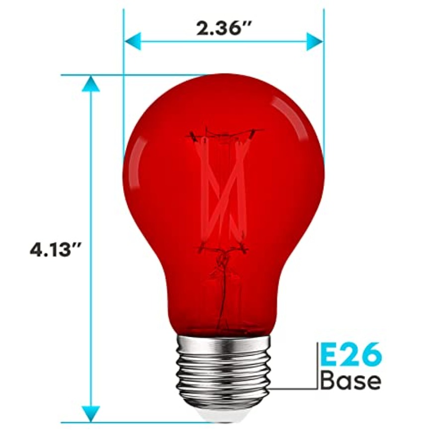 หลอดไฟ LED A19 Edison, 4.5W เท - Lighting Decoration Outdoor บทวิจารณ์และราคา
