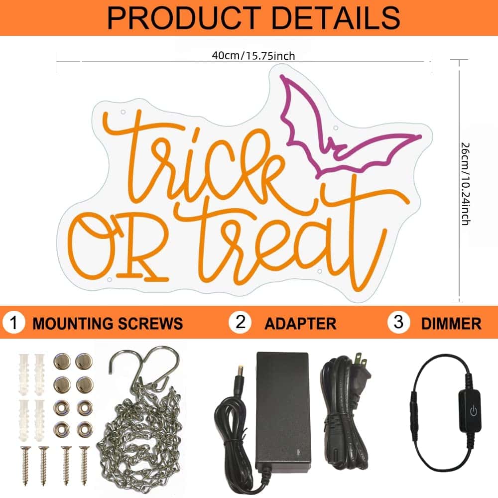 ป้ายไฟ LED รูปค้างคาวสำหรับฮาโ - Home Decor Lighting Tricks บทวิจารณ์และราคา