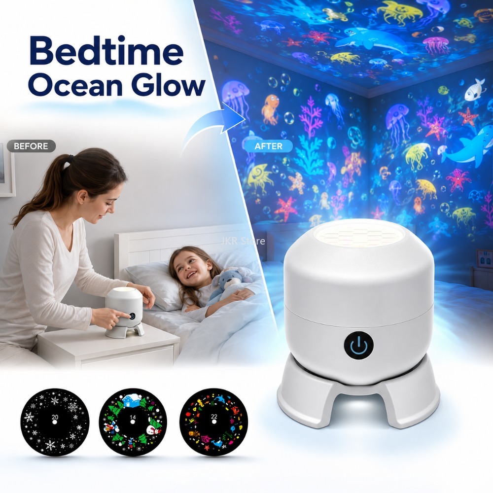 ไฟ LED หมุนได้ 360 องศา ฉายแสง - Ambient Lighting Decor For Room บทวิจารณ์และราคา