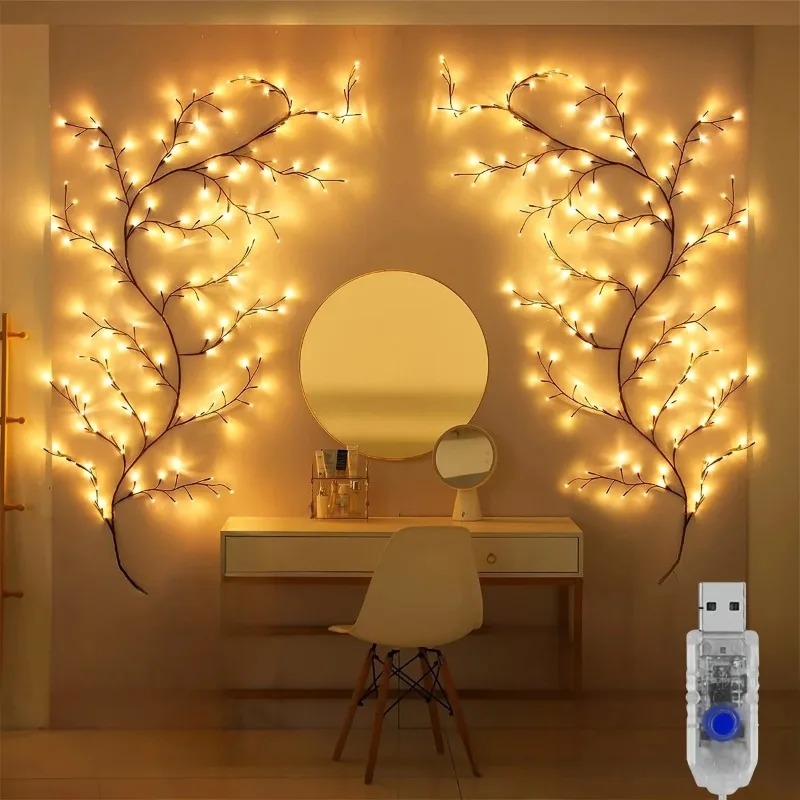 ไฟติดผนังรูปต้นไม้ LED แบบยืดห - Wall Decor Lighting Tree บทวิจารณ์และราคา