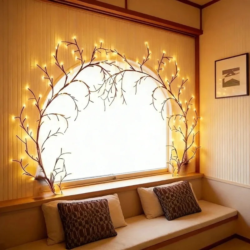 ไฟติดผนังรูปต้นไม้ LED แบบยืดห - Wall Decor Lighting Tree บทวิจารณ์และราคา