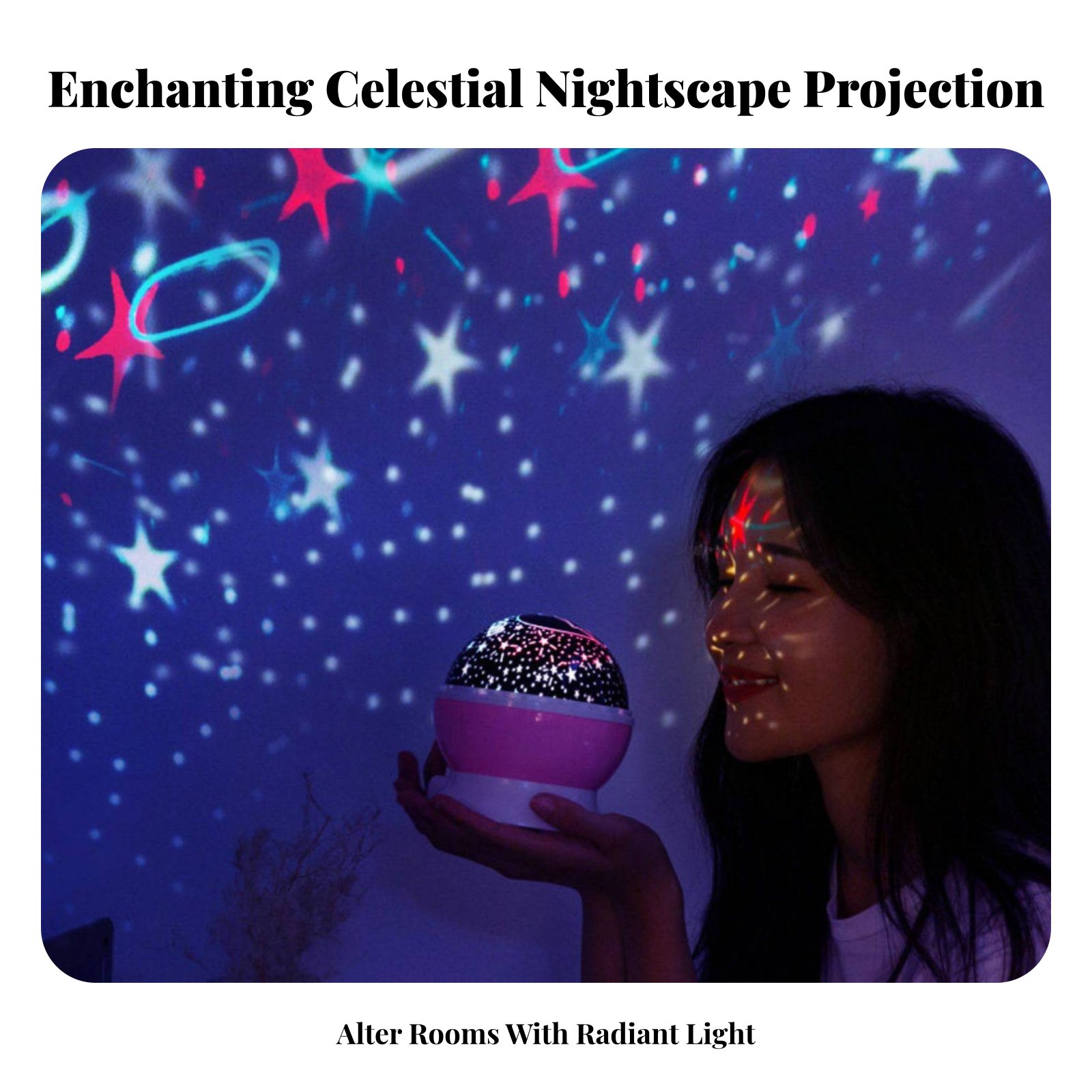 อุปกรณ์ฉายภาพกาแล็กซี เอฟเฟกต์ - Lighting Decor For Bedroom บทวิจารณ์และราคา