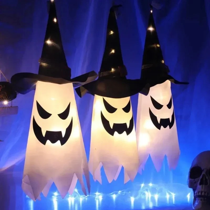 1PC หมวกแม่มดฮาโลวีนสีสันสดใสไ - Lightings Decoration บทวิจารณ์และราคา