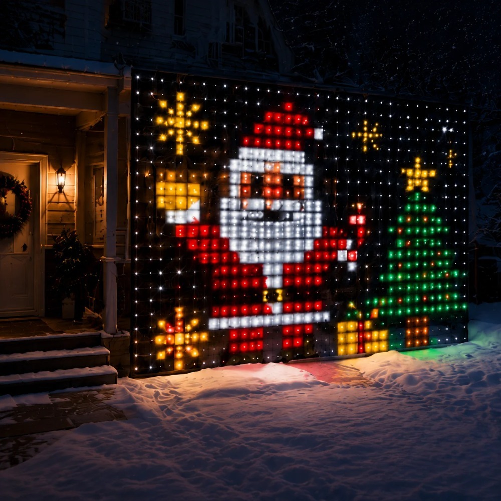 ไฟม่าน LED พิกเซล ควบคุมผ่านแอ - Lighting Decor Home บทวิจารณ์และราคา