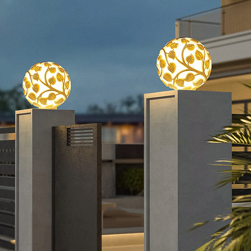 ไฟเสาภายนอกอาคาร ไฟเสา LED พลั - Lighting Decoration Outdoor บทวิจารณ์และราคา