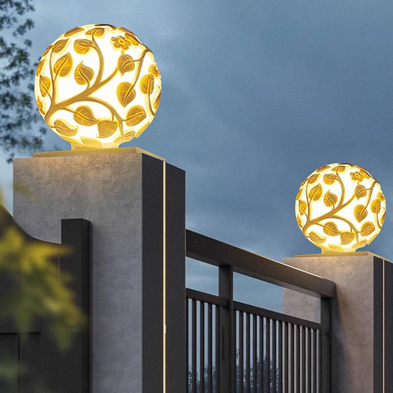 ไฟเสาภายนอกอาคาร ไฟเสา LED พลั - Lighting Decoration Outdoor บทวิจารณ์และราคา