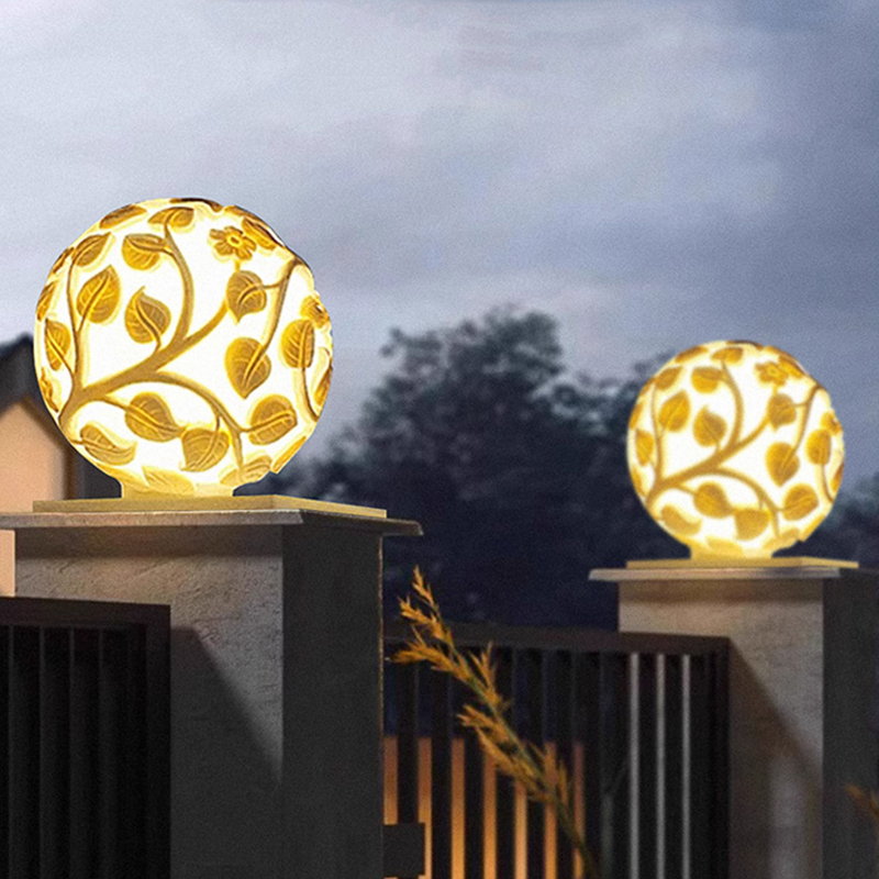 ไฟเสาภายนอกอาคาร ไฟเสา LED พลั - Lighting Decoration Outdoor บทวิจารณ์และราคา
