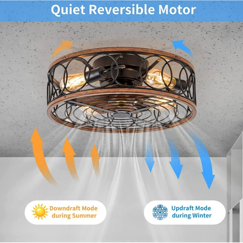 สมาร์ทเพดานพัดลมพัดลมไฟรีโมทคอ - Decor Lighting Fans บทวิจารณ์และราคา