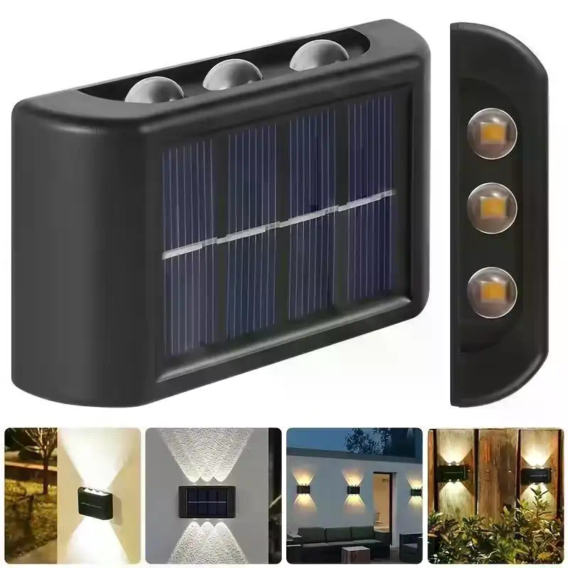 โคมไฟติดผนังพลังงานแสงอาทิตย์  - Up Lighting Decor บทวิจารณ์และราคา