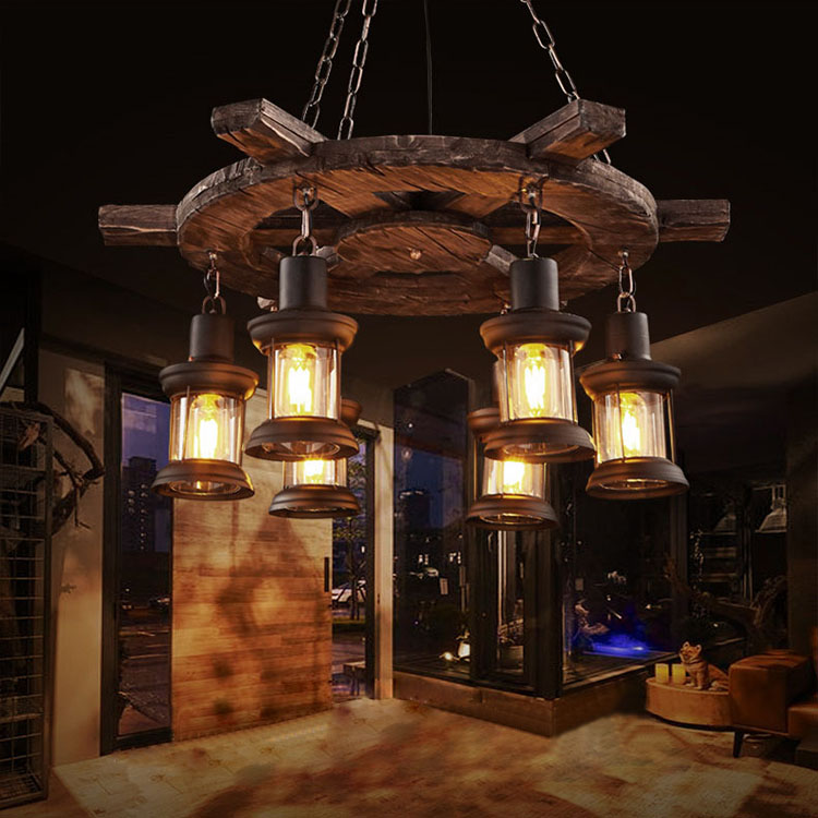 โคมไฟแขวนตกแต่งภายในสไตล์โบราณ - Lighting Interior Decor บทวิจารณ์และราคา