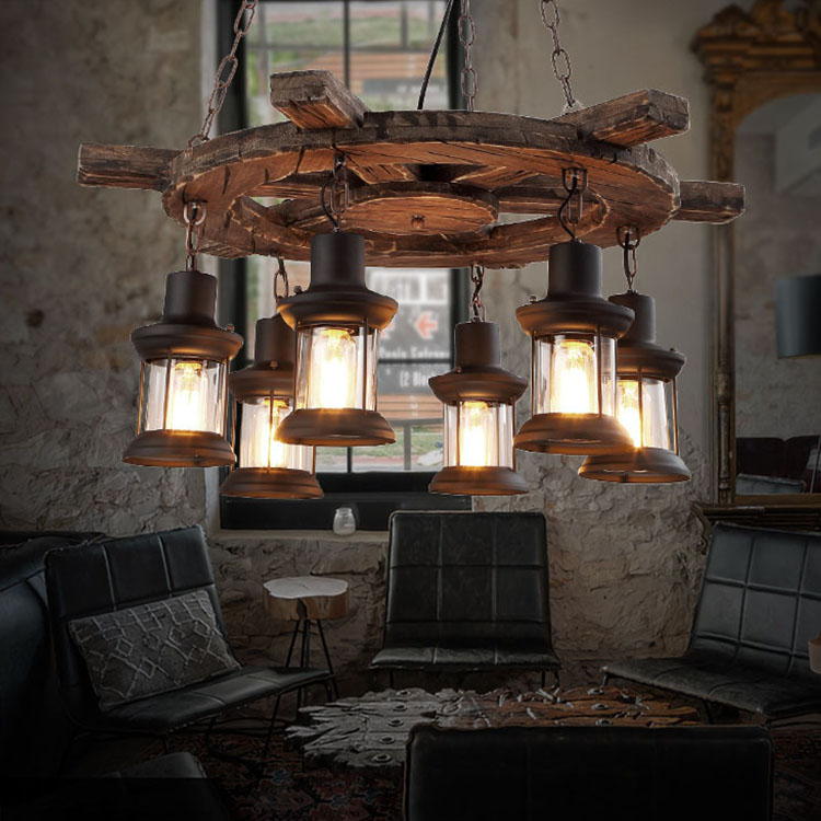 โคมไฟแขวนตกแต่งภายในสไตล์โบราณ - Lighting Interior Decor บทวิจารณ์และราคา