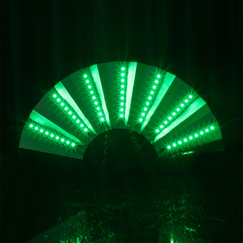 พับมือพัดลมไฟแอลอีดีแบบพกพา Li - Decor Lighting Fans บทวิจารณ์และราคา