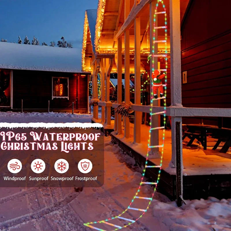 ไฟคริสต์มาส LED สายไฟตกแต่งบัน - Lighting Decoration Outdoor บทวิจารณ์และราคา