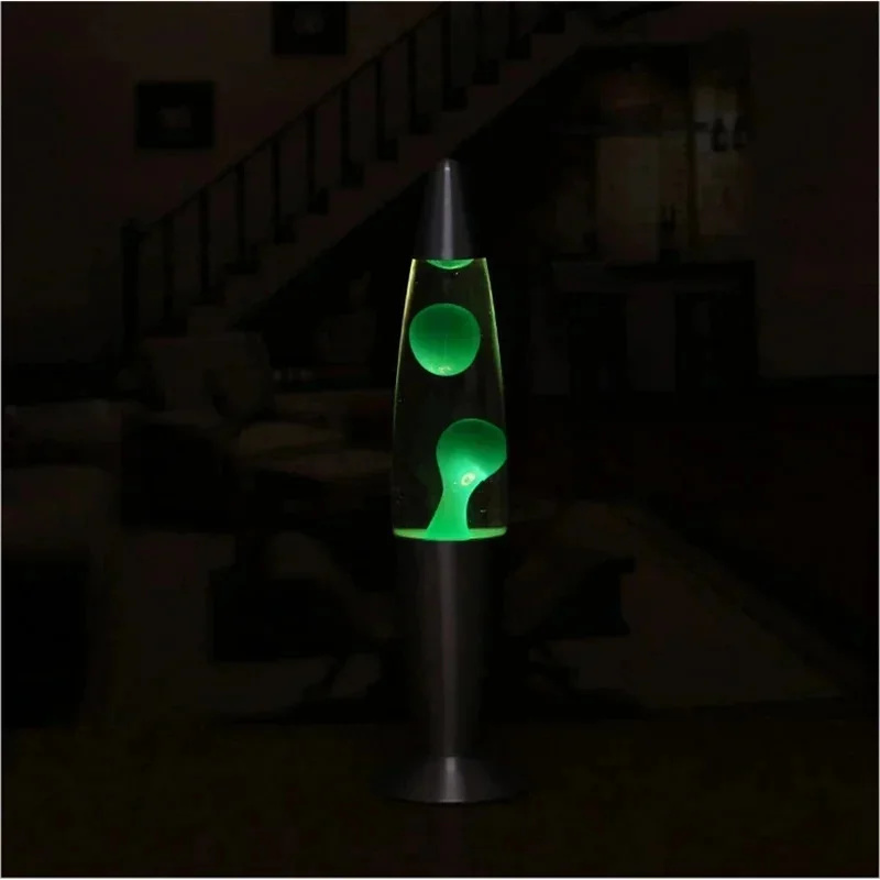 โคมไฟลาวา ฐานโลหะ ปลั๊กแบบ EU  - Lava Lamp Desktop บทวิจารณ์และราคา