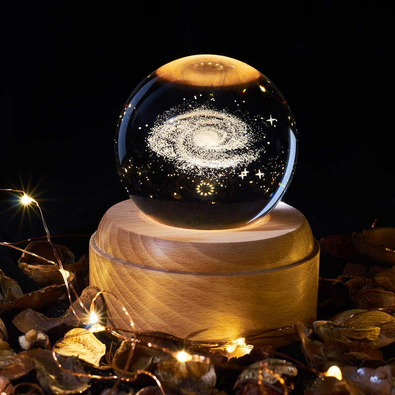 Crystal Ball Night Lightชาร์จU - Lava Lamp Desktop บทวิจารณ์และราคา