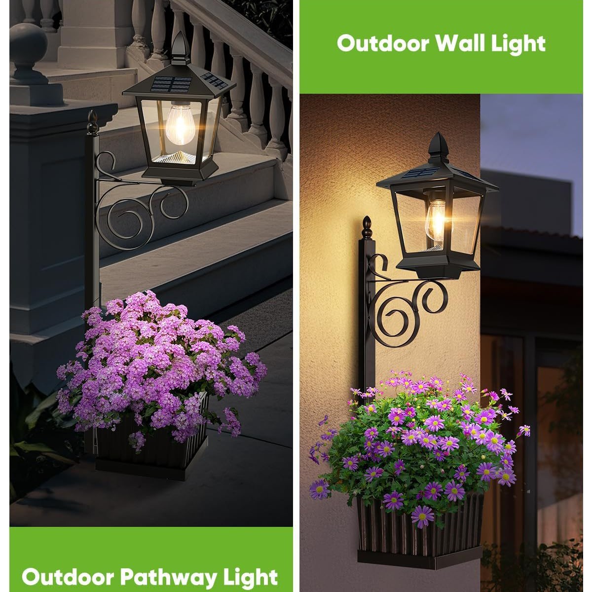 โคมไฟพลังงานแสงอาทิตย์ 2 in 1  - Lighting Decoration Outdoor บทวิจารณ์และราคา