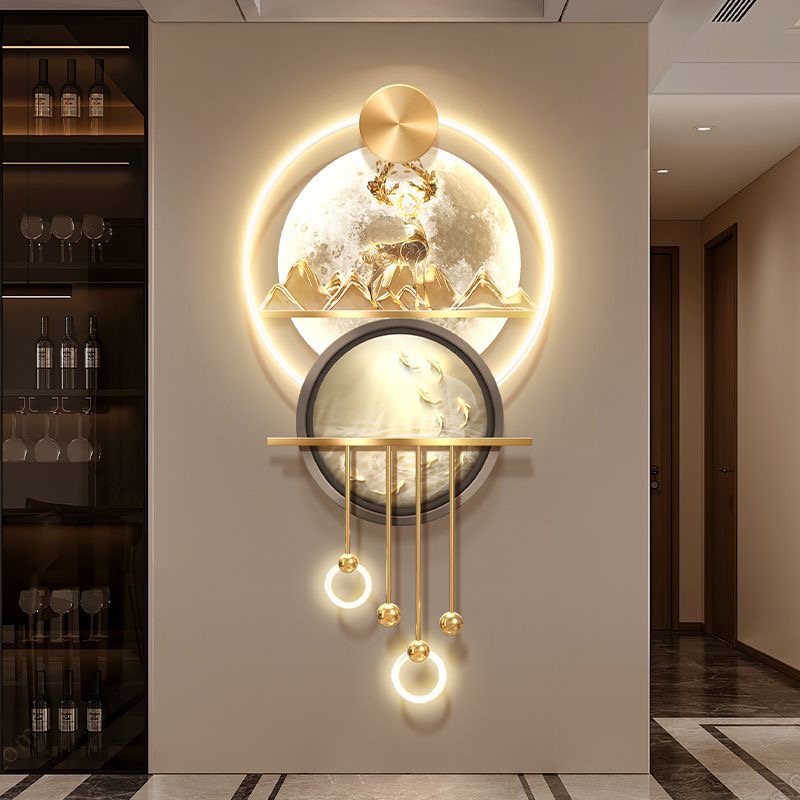 ภาพวาดตกแต่งระเบียงบ้านรูปต้นไ - Wall Decor Lighting Tree บทวิจารณ์และราคา