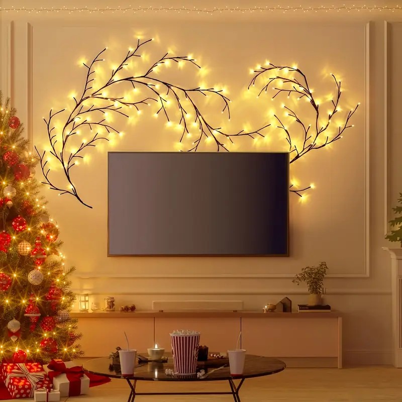 ไฟประดับ LED 144 ดวง รูปทรงกิ่ - Wall Decor Lighting Tree บทวิจารณ์และราคา
