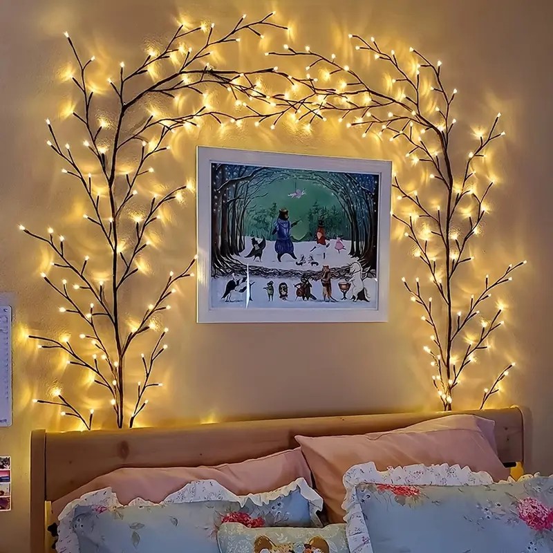 ไฟประดับ LED 144 ดวง รูปทรงกิ่ - Wall Decor Lighting Tree บทวิจารณ์และราคา