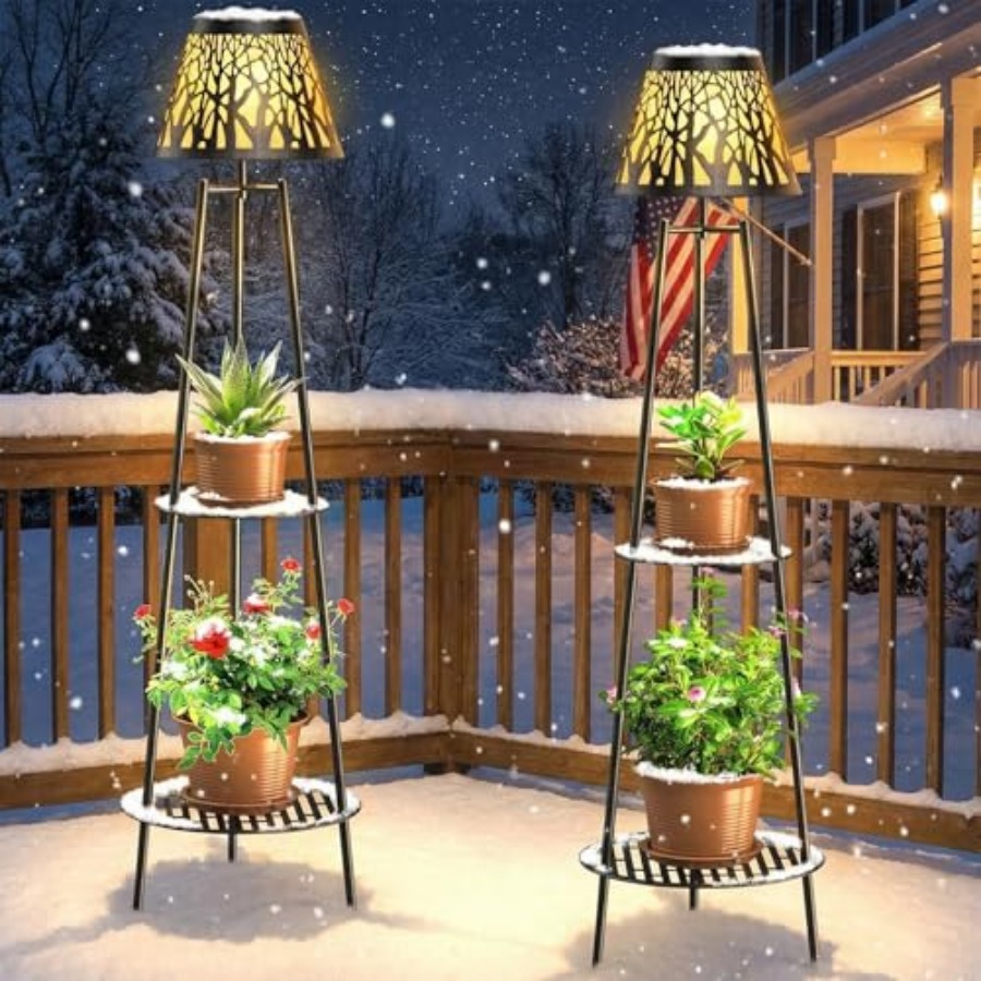 โคมไฟตั้งพื้นพลังงานแสงอาทิตย์ - Lighting Decoration Outdoor บทวิจารณ์และราคา