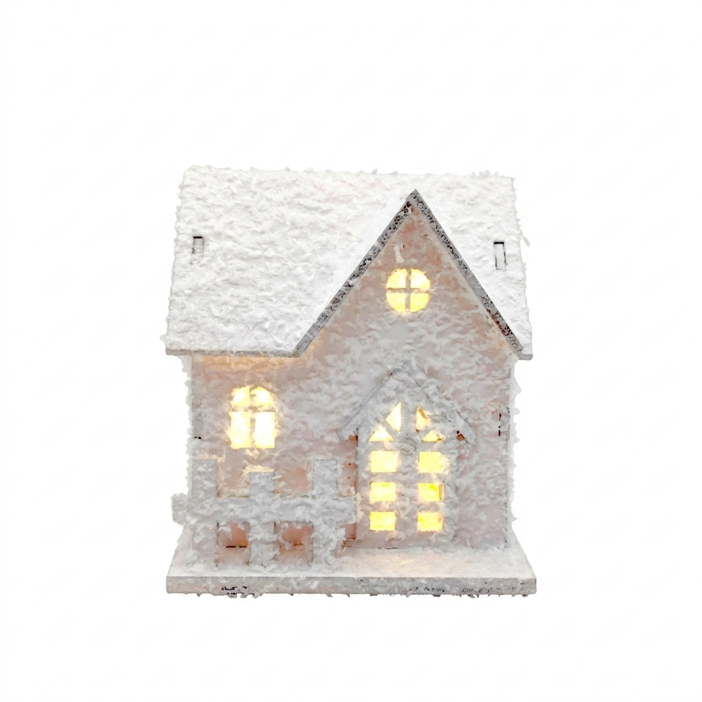 ของตกแต่งบ้านทรงกระท่อมคริสต์ม - Lighting Decor For House บทวิจารณ์และราคา