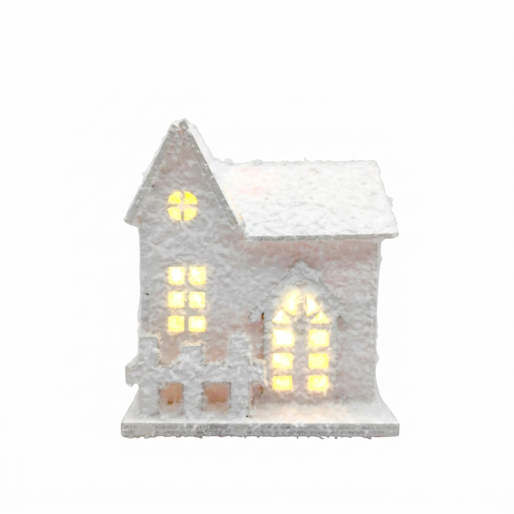 ของตกแต่งบ้านทรงกระท่อมคริสต์ม - Lighting Decor For House บทวิจารณ์และราคา