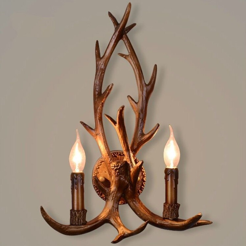 โคมไฟติดผนัง LED ลายกวางเรโทร  - Wall Decor Lighting Tree บทวิจารณ์และราคา