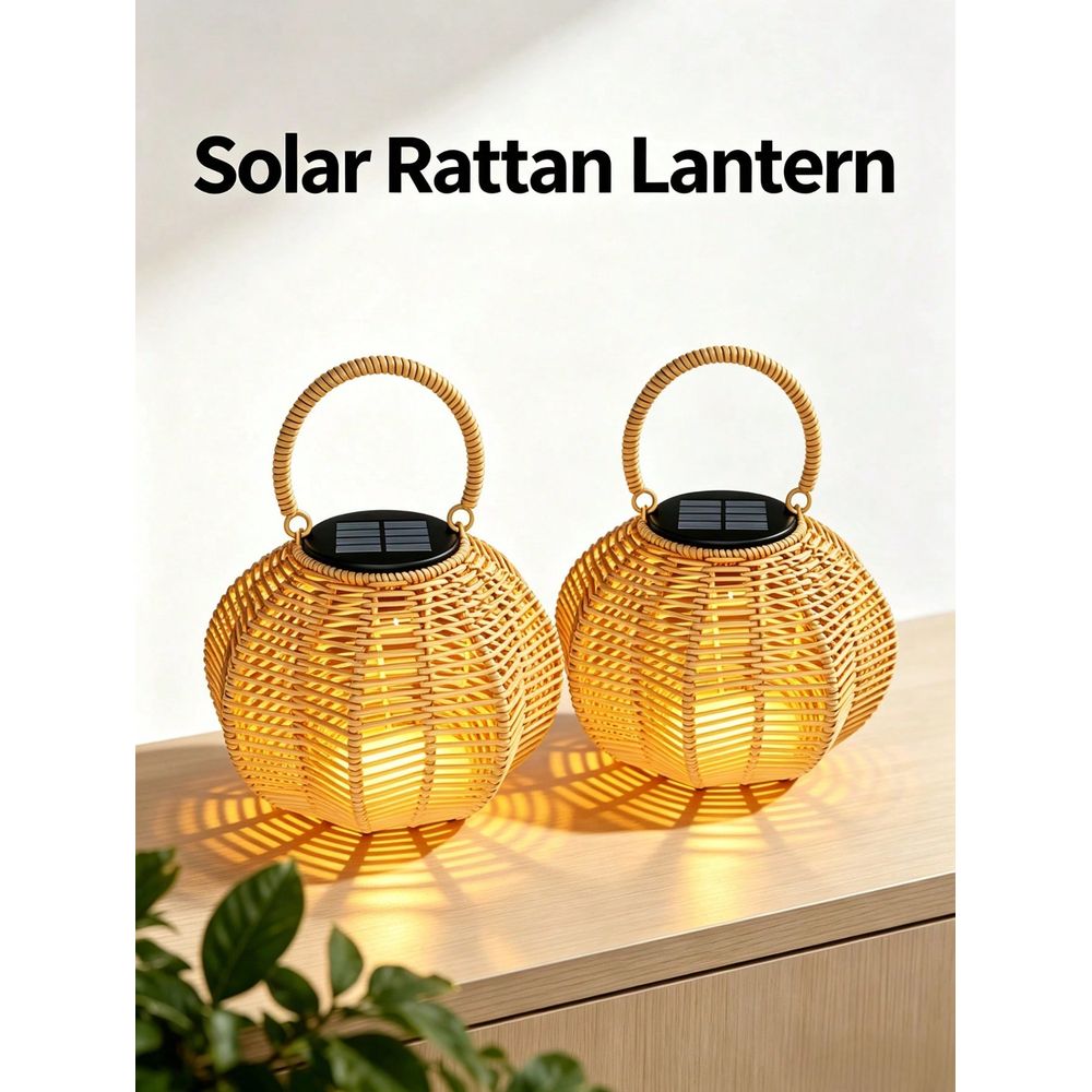 โคมไฟพลังงานแสงอาทิตย์แบบหวายส - Ambient Lighting Decor For Room บทวิจารณ์และราคา
