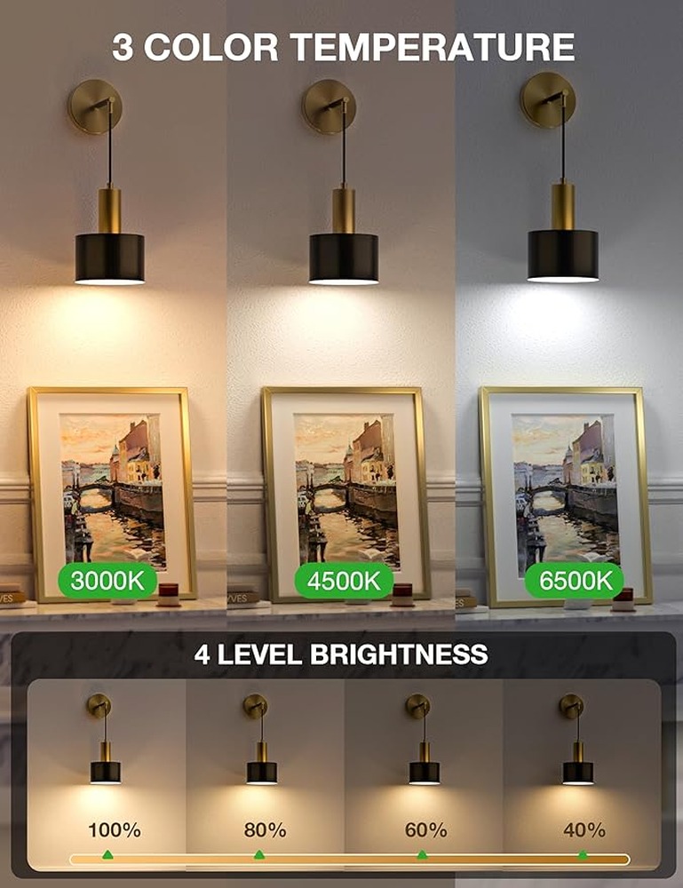 ชุดโคมไฟติดผนังสีทองสองชิ้น ใช - Decor Lighting Solution บทวิจารณ์และราคา
