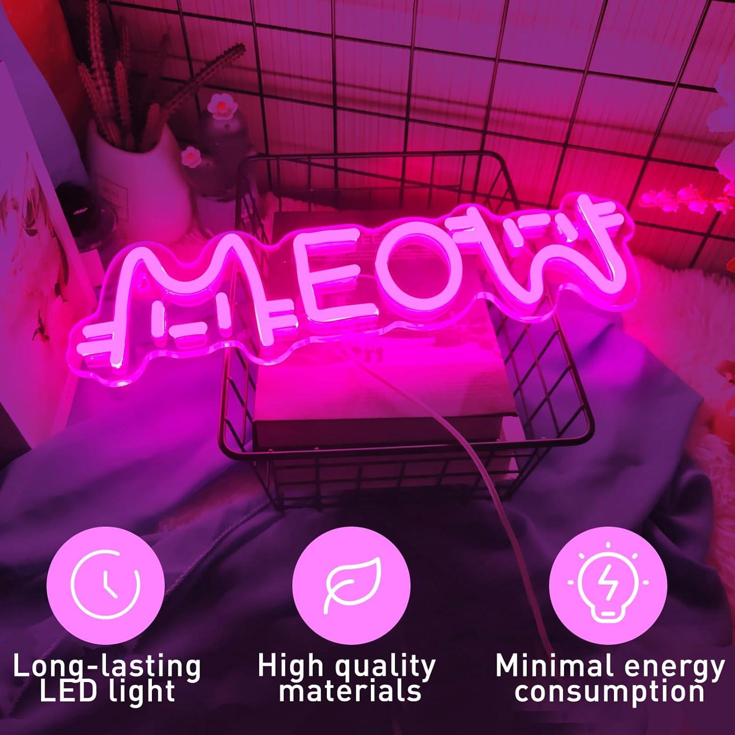 ป้ายไฟนีออนรูปแมว ใช้พลังงานจา - Lighting Decor For House บทวิจารณ์และราคา