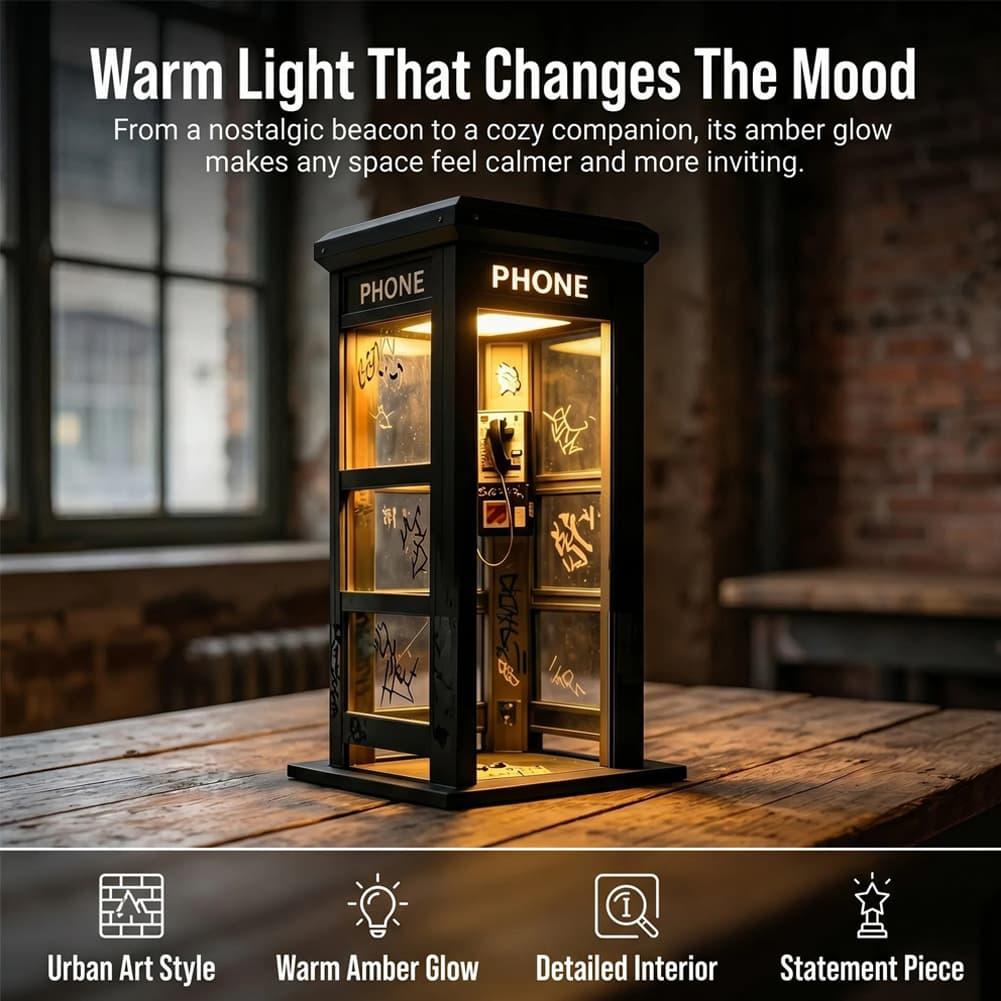 โคมไฟตั้งโต๊ะรูปตู้โทรศัพท์ลอน - Lighting Decor Home บทวิจารณ์และราคา