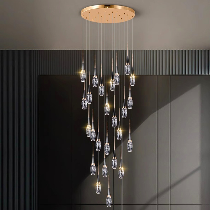 โคมไฟระย้าคริสตัลตกแต่งบ้านสไต - Lighting Interior Decor บทวิจารณ์และราคา