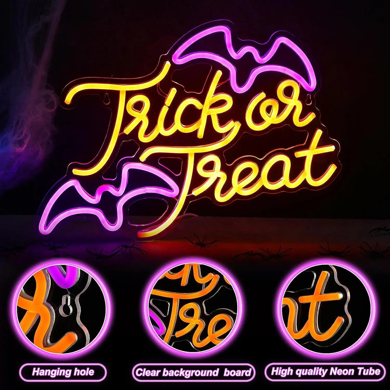 ไฟนีออนรูปค้างคาว Trick or Tre - Home Decor Lighting Tricks บทวิจารณ์และราคา